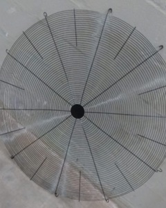 Guard wire mesh front f/circulation fan Climax e-coat